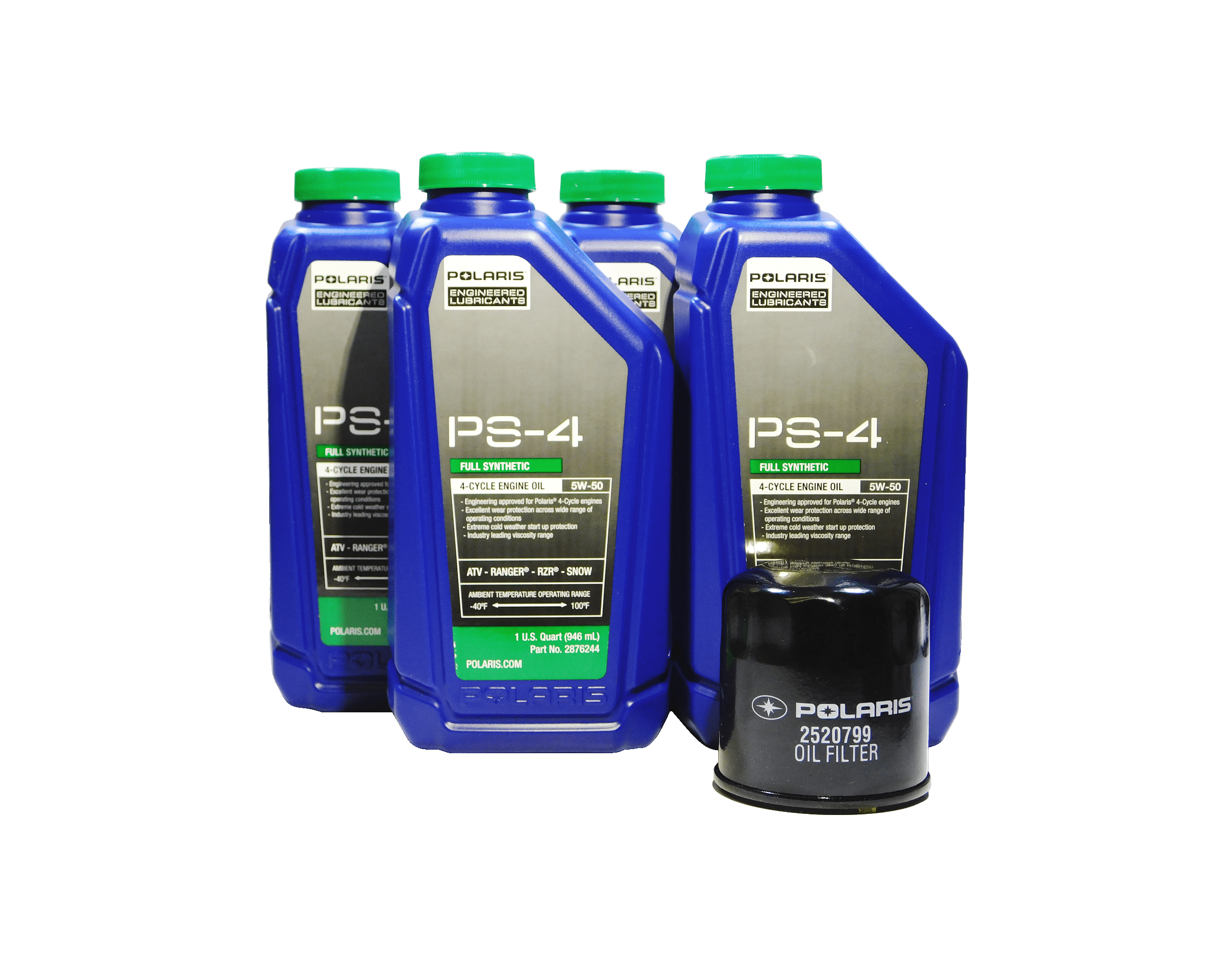 2012 Polaris RZR 4 XP 900 LE EPS Razor OEM PS4 Oil Change Kit with