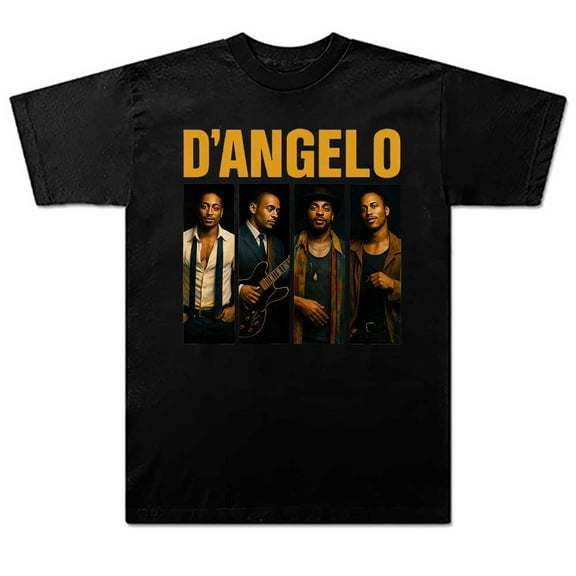 D'angelo Rip Merch Summer Unisex Short-sleeved T-shirt Fashion Printed Casual Stylish Design Y2K Tee