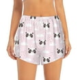 thumbnail image 4 of Lsque Cute Panda Printed Women's Running Shorts with Liner Pockets,Elastic Quick Dry Workout Athletic Gym Yoga Shorts,Womens High Waist Shorts-Medium, 4 of 9