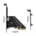 thumbnail image 2 of PCIe 4.0 X4 to Oculink SFF8611/8612 Expansion Card to SFF-8639 U.2 SSD for External Graphics Card fo, 2 of 5