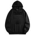 thumbnail image 3 of Men's Pocket Graphic Hooded Pullover, Music Notes in Dynamic Explosion, Sizes S-2XL, 3 of 3