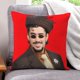 thumbnail image 1 of Bad Bunny Fundas de almohada de terciopelo con tema, regalos de funda de almohada, decoración para el hogar, cojín de lanzar, regalo de cumpleaños para fans y parejas. 60cm x 60cm., 1 of 6