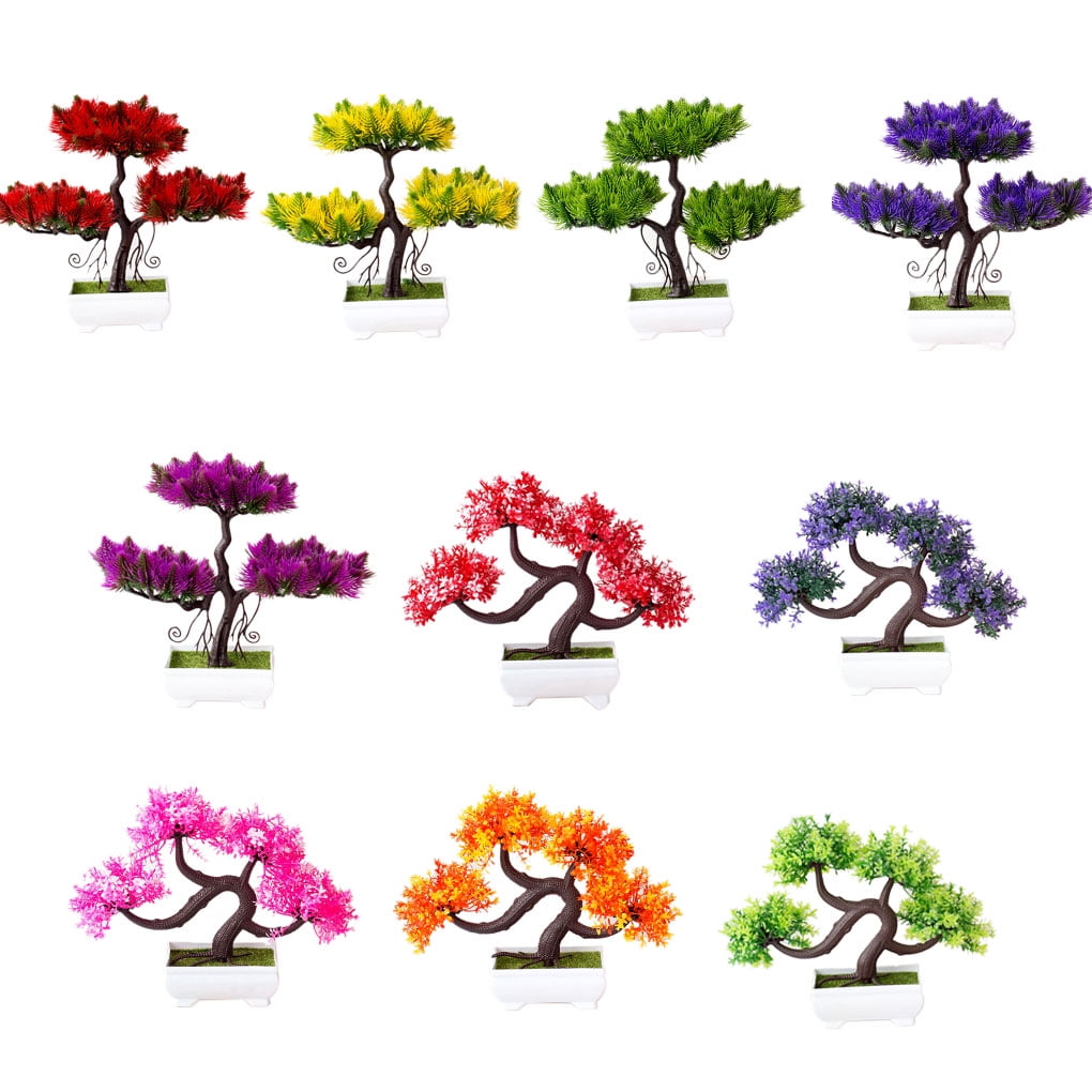 Details about / 1XFake Bonsai Artificial Plants Plants Flowers Potted Decorative Ornaments Hot