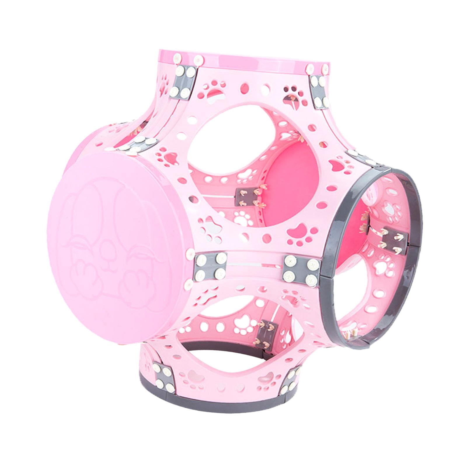 Cat Tunnel Pay Toy, Small Animals Indoor Home Playing, Cute Pet Supplies Cat Climbing Frame Pet Interactive Toy for Kitten Puppy Rabbits Pink