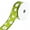 Kiwi, variant on Glittered Jumbo Polka Dots Satin Wired Ribbon, 1-1/2-Inch, 10-Yard - Kiwi