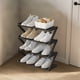 thumbnail image 1 of Zapatero ensamblado para entrada de casa, alquiler de habitación, zapatero, dormitorio, zapateros económicos, estantes de plástico., 1 of 6
