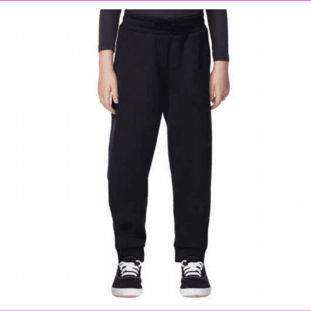 32 Degrees - 32 Degrees Boy's Youth Tech Adjustable drawstring Fleece Jogger Pant S (7-8)/Black