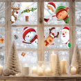 thumbnail image 4 of 227 PCS Christmas Snowflake Window Clings Decoration, Christmas Window Stickers, Indoor Xmas Party, Snowflake Santa Claus Reindeer Decals, Thanksgiving Party Décor, Winter Holiday Decor Home Party., 4 of 7