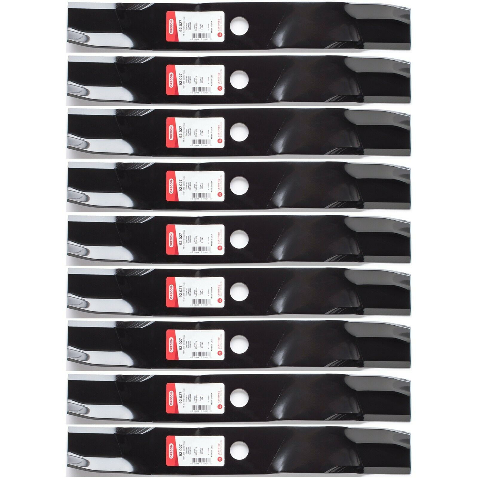 Details about   6PK Oregon 92-027 High Lift Blades for Exmark 52Ó Staris S-Series STS730GKA52400 