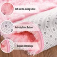 thumbnail image 7 of Lochas Soft Fluffy Rugs Shaggy Plush Area Rug for Bedroom Living Room Home Decor Floor Carpet, 3'x5',Pink, 7 of 7