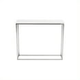 thumbnail image 3 of Eurostyle Teresa Console Table in White Lacquer / Polished Steel, 3 of 3