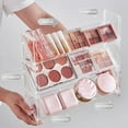 thumbnail image 3 of YIEMEEN Multilevel Clear Organizers for Cosmetics and Skincare Products Organization, 3 of 12