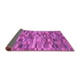thumbnail image 2 of Ahgly Company Indoor Square Abstract Purple Modern Area Rugs, 4' Square, 2 of 4