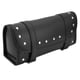thumbnail image 5 of Bolsas para manillar de motocicleta, cuero PU negro, bolsa para motocicleta, bolsa para herramientas de motocicleta, bolsa para horquilla, claridad notable, 5 of 9