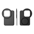 thumbnail image 3 of 6.7 Inch Magnetic Phone Filter Mount Phone Filter Holder with 67mm CPL + ND2-400 + 1/2 Black Diffusion Filters Replacement for iPhone 15 Pro Max/ iPhone 15 Plus/ iPhone 14 Pro Max/ iPhone 14 Plus/, 3 of 9