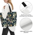 thumbnail image 3 of Fotbe Watercolor Floral Bolsa Tote Estética de Lona con Estampado para Mujer - Bolsa Reutilizable de Hombro Casual para Vacaciones, Compras, Trabajo y Gimnasio, 3 of 8
