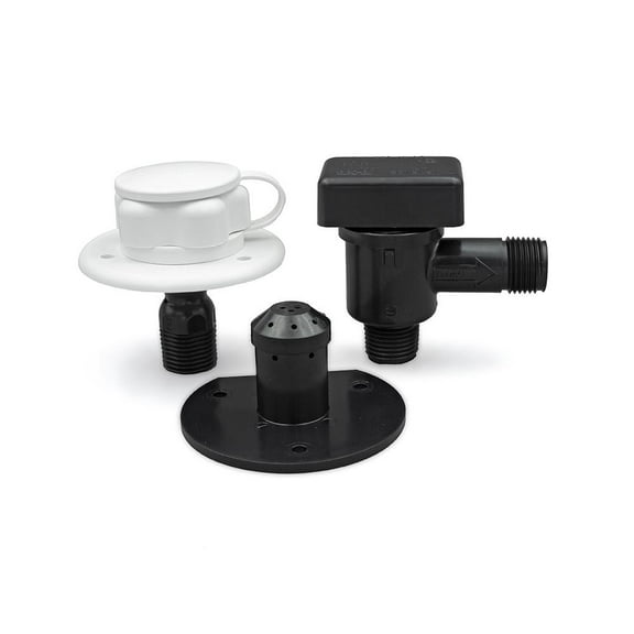 B&B Molders Flusher with Brass Check Valve for RV