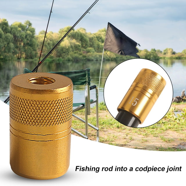 Fishing Landing Net Connector 8mm Thread Universal DIY Strong Sturdy Accessories Heavy Duty Fishing Rod Modified Dip Net Adapter Fishing Supplies