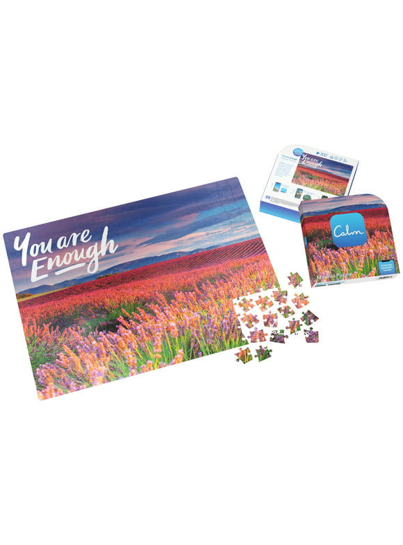 300-Piece Calm Jigsaw Puzzle and Storage Bag, You Are Enough