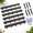 Black-6 Pack, variant on Black 4 Pack 13ft Galvanized Steel Metal Landscape Garden Border Edging