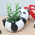 thumbnail image 3 of Cartoon Animal Plant Flowerpot Fleshy Flower Resin Pot Decoration Cartoon Figurine Micro Landscape Potted, 3 of 3