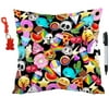 Emoji Nation Emojicon Autograph Throw Pillow & Keychain Multi-pack, Emoji Gift