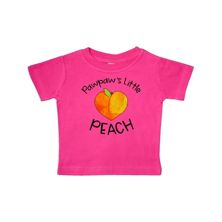 

Inktastic Pawpaw s Little Peach Cute Peach Heart Gift Baby Boy or Baby Girl T-Shirt