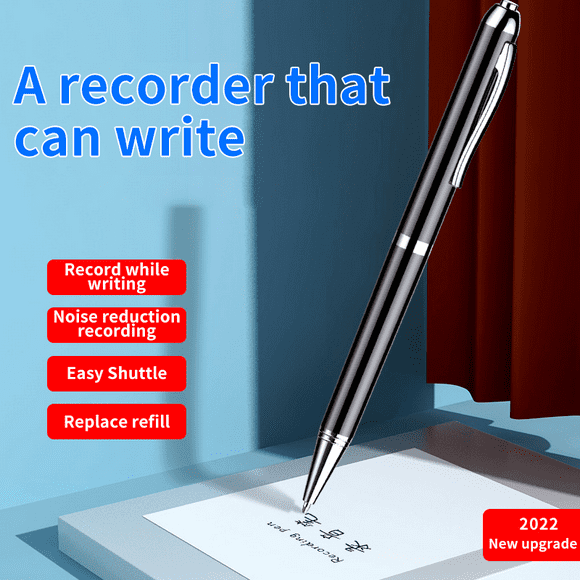 TFixol Voice Recorder Pen 8GB USB Disk Audio Dictaphone Rechargeable Quick Start Recording for Lectures Meeting