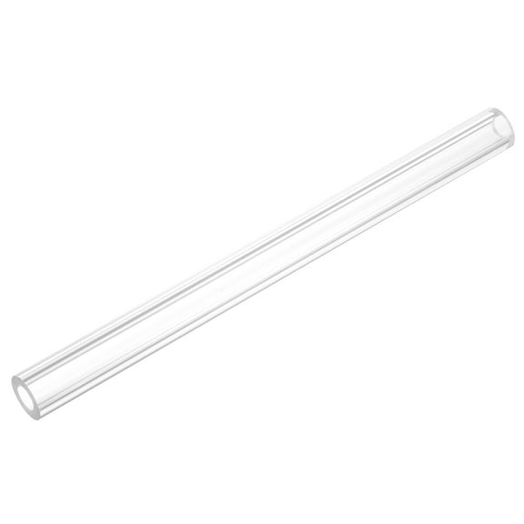 Uxcell Rigid Round Clear Tubing 6mm(1/4") ID x 12mm(1/2") OD x 0.5Ft(150mm) Length Plastic Tube