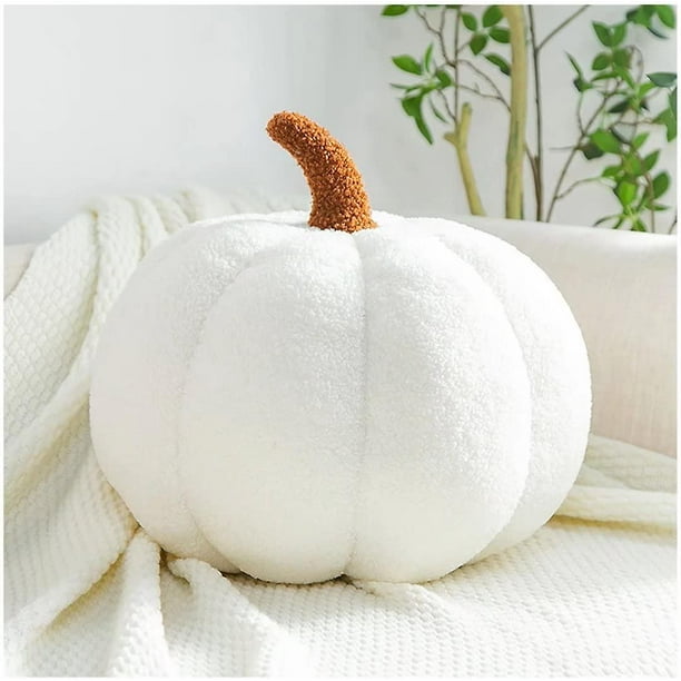 Cute Throw Pillows Aesthetic For Bedroon Decor Pumpkin Pillow Plush Couch Sofa Living Room Bed Decoration white 13.78 Walmart