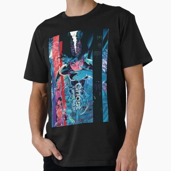 Ghost in the Shell by Emilie42 Anime Fan Art H43032 T-Shirt, for Men and Women, Up to Size 5XL