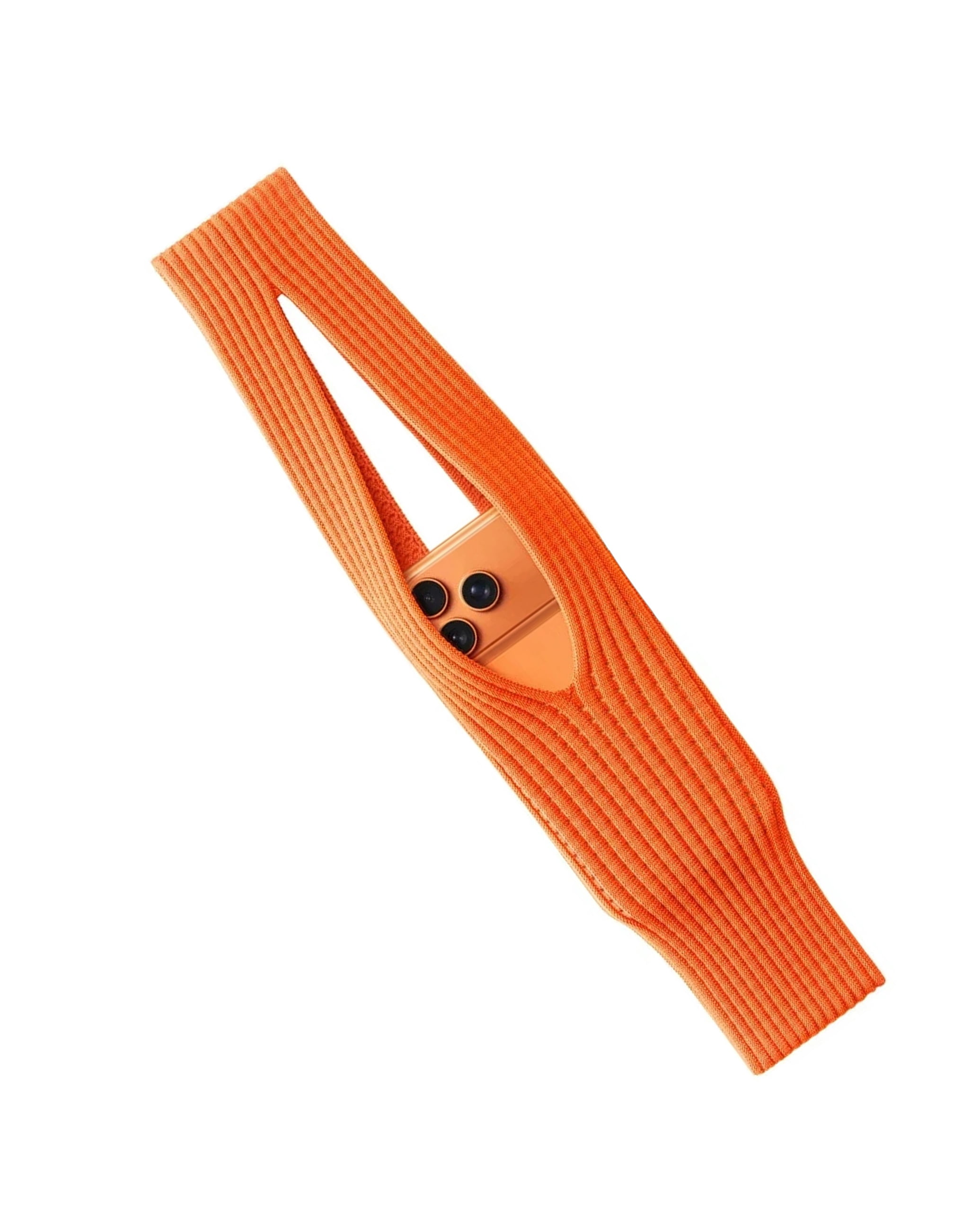 Long Stretchy Protective Phone Sleeve - Orange