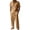 Earthy Yellow_001, variant on Linen 2 Piece Sets Men Casual Short Sleeve Lapel Button-Up T Shirts Loose Fit Pants 2026 New Fashion Vacation Beach Boho Clothes Navy M