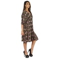thumbnail image 2 of Moomaya Womens Short Kaftan Cover Up Night Dress Kaftan Gown Kimono Sleeve&nbsp;Beachwear, 2 of 7