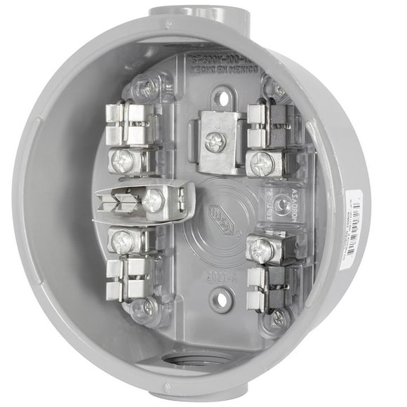 Base para Medidor IUSA 5 Terminales Gris