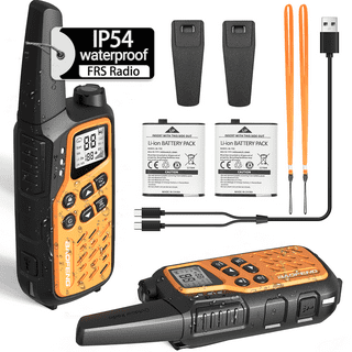 Pack talkie walkie numaxes tlk1054 - orange