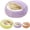 Purple, variant on Hooded Semi Enclosed Shell Shaped Pet Nest, Plush Cat Bed Hooded, Cozy Warming Anti-Slip Small Dog Bed for Puppy and Kitten, Machine Washable, Calming Sleeping (Green, S (15.7IN))