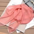 thumbnail image 4 of Mascada De Color Sólido Lizo Para Mujer, Pañuelo Tipo Seda Levamdar  CPB-YY201-4, 4 of 5