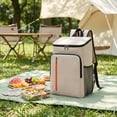 thumbnail image 5 of Cooler Backpack, Large Capacity Insulated Lunch Bag with Bottle Holders, Portable Food Storage Backpack for Daily Travel Office Car Picnic Camping and Outdoor Activities, 5 of 7