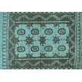 thumbnail image 1 of Ahgly Company Indoor Rectangle Southwestern Light Blue Country Area Rugs, 2' x 5', 1 of 4