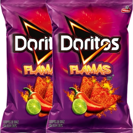 Flamas Flavored Tortilla Chips Net Wt 10 Oz Snack Care Package (2)