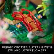 LEGO Icons Tranquil Garden Building Set - Detailed Japanese Zen Garden DIY Kit for Adults, Ages 18+ Gift for Wedding - Building Block Set for Home Decor - 10315