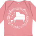 thumbnail image 4 of Inktastic Piano Student Music Teacher Gift Idea Boys or Girls Long Sleeve Baby Bodysuit, 4 of 5