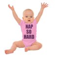thumbnail image 3 of Nap So Hard Funny Rap Hip Hop Baby Romper Boys or Girls Infant Baby Brisco Brands 24M, 3 of 6