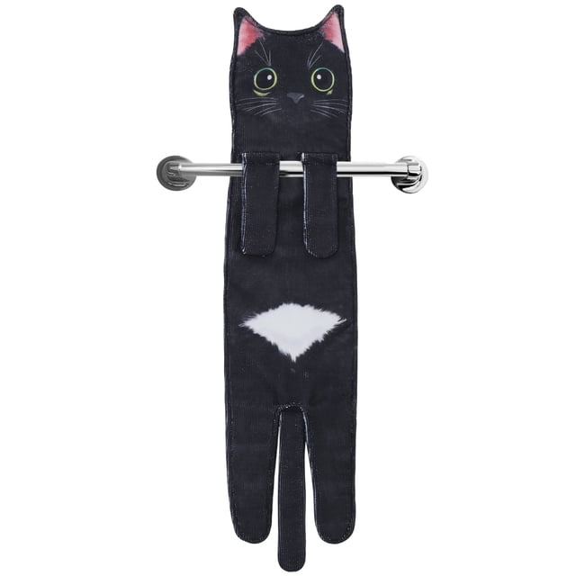 Toallas de mano DaisyJoy Cat divertidas decorativas para baño
