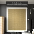 thumbnail image 3 of Red Lantern Burnt Bamboo Cordless Window Shade - Natural 60" W, 3 of 8