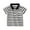 Black, variant on TAIAOJING Boy Eye-Catching Stripe Printed Short Sleeve Turndown Collar Medium And Large Child Polo Tshirts Button Up Top Kids Durable Playsuit Sunsuit Clothes