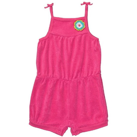 

Carter s Romper - Pink with Flower - Color Pink Size: 9 Months
