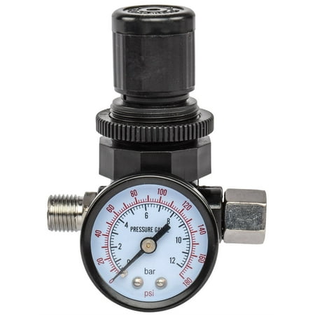 Icon Mens Regulator - JEGS M688 Locking Air Pressure Regulator with Gauge