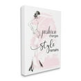 thumbnail image 3 of Stupell Industries Fashion Changes Style Remains Glam Quote Woman Graphic Art Gallery Wrapped Canvas Print Wall Art, Design by Tava Studios, 3 of 7
